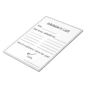 Kinder kerstfeestdag feestdag — Letter Notitieblok (Schuin)