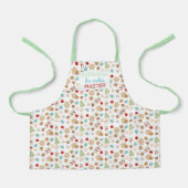 Kinder kerstfeestdag met gevierde kerkbeugel schort (Voorkant)