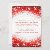 Kinder kerstfeestdag voor kerstmis met kerstmis kaart (Achterkant)