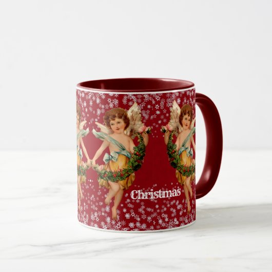 Kinder kerstfeestdag winter winterslaap mok (Voorkant rechts)