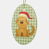 Kinder kerstfeestdagen keramisch ornament (Links)