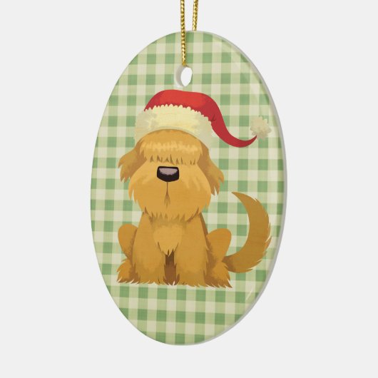 Kinder kerstfeestdagen keramisch ornament (Links)