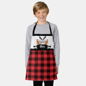 Kinder kerstgepersonaliseerde Pset Apron Schort (Gedragen)