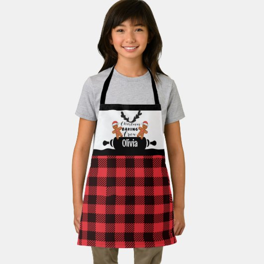 Kinder kerstgepersonaliseerde Pset Apron Schort (Insitu)