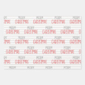 Kinder kerstkaarten voor Cute Fox-kerstkaarten Inpakpapier Vel (Voorkant 3)