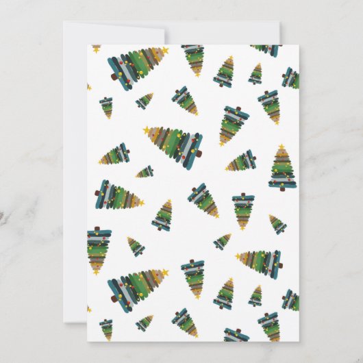 Kinder kerstkind Elf Goodbye Letter Kaart (Achterkant)