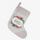 Kinder kerstklep en naam kleine kerstsok (Voorkant (Hangend))