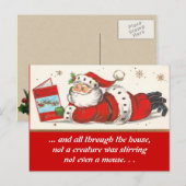 Kinder Kerstman Briefkaart (Voorkant / Achterkant)