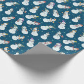 Kinder kerstman in Pet Blue Cadeaupapier (Hoek)