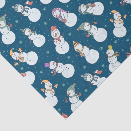 Kinder kerstman in Pet Blue Tissuepapier (Detail)