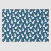 Kinder kerstman in Pet Blue Tissuepapier (Voorkant)