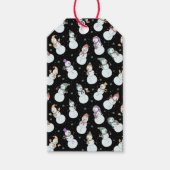 Kinder kerstman in Pet Cadeaulabel (Voorkant)