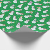 Kinder kerstman in Pet Green Cadeaupapier (Hoek)