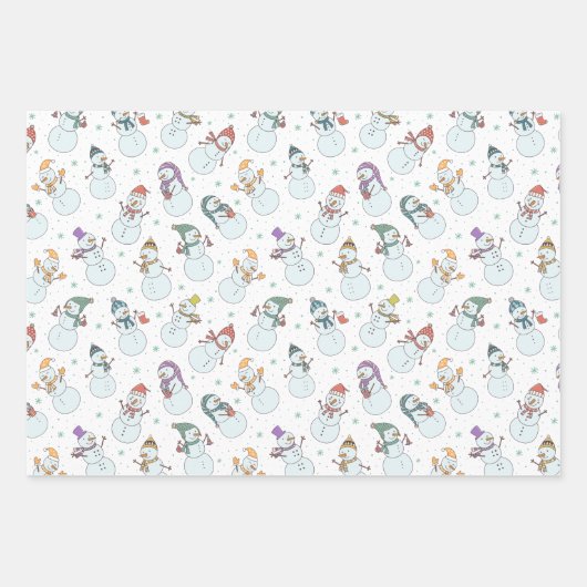 Kinder kerstman in Pet Inpakpapier Vel (Voorkant)