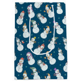 Kinder kerstman in Pet Medium Cadeauzakje (Achterkant)