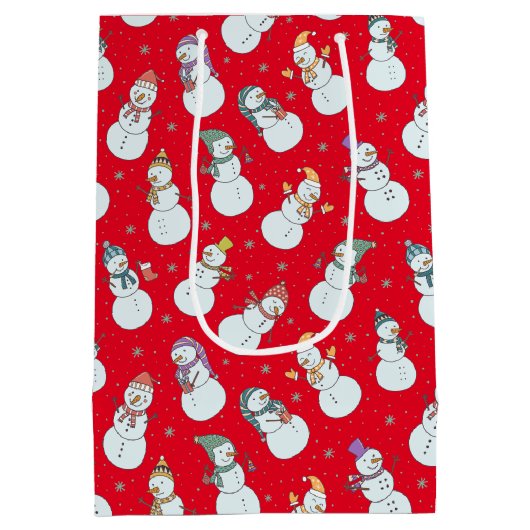 Kinder kerstman in Pet Medium Cadeauzakje (Achterkant)