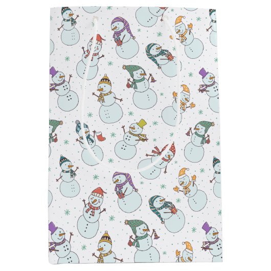 Kinder kerstman in Pet Medium Cadeauzakje (Voorkant)