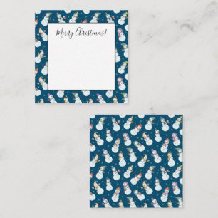 Kinder kerstman in Pet Notitiekaartje