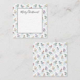 Kinder kerstman in Pet Notitiekaartje