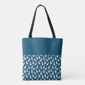 Kinder kerstman in Petten Ocean Name Tote Bag (Achterkant)