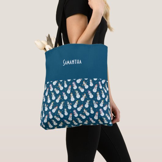 Kinder kerstman in Petten Ocean Name Tote Bag (Dichtbij)