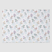 Kinder kerstman in Petten White Tissuepapier (Voorkant)