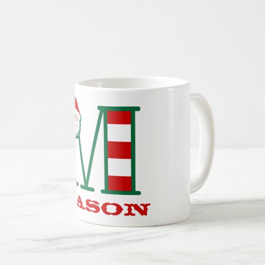 Kinder kerstman Mok - Persoonlijke Mok voor kerstm (Voorkant rechts)