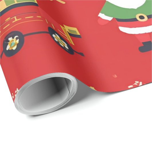 Kinder Kerstman & Speelgoed 30 in door 15 ft Cadeaupapier (Rol Hoek)
