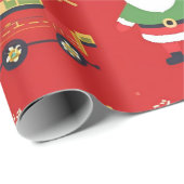 Kinder Kerstman & Speelgoed 30 in door 6 ft Cadeaupapier