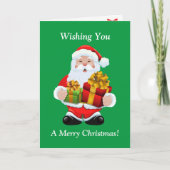 Kinder Kerstmis Sinterklaas voor jongen of meisje Feestdagen Kaart (Voorkant)