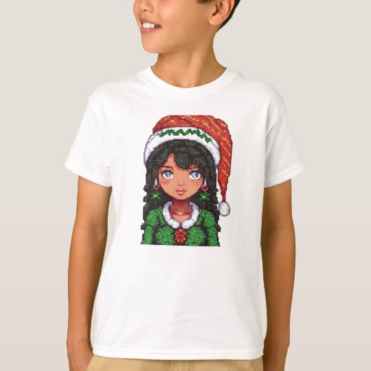 Kinder kerstshirt t-shirt (Voorkant)