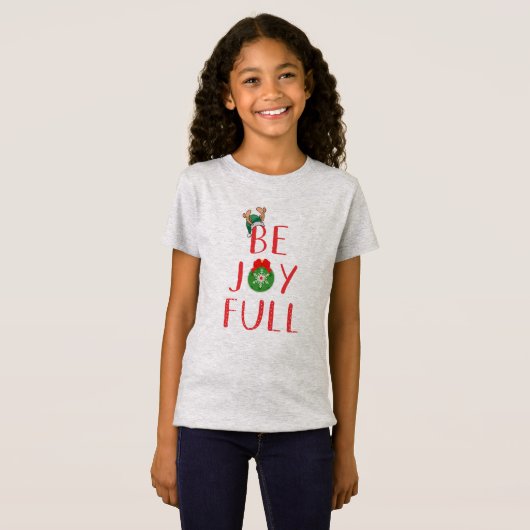 kinder kerstshirt t-shirt (Voorkant volledig)