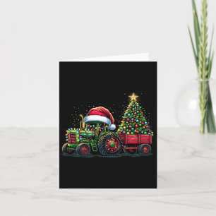 Kinder Kersttractor Santa Xmas Boerderij Truck Kaart