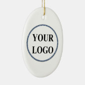 Kinder Kerstversiering ADD LOGO Honkbal Merry Keramisch Ornament (Rechts)