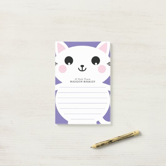 Kinder keukat Cute Post-it® Notes (Op bureau)