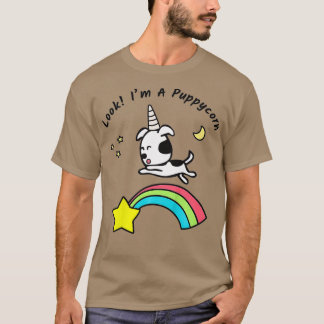 Kinder kijk mij op Puppycorn T-shirt