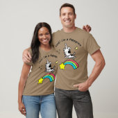 Kinder kijk mij op Puppycorn T-shirt (Unisex)