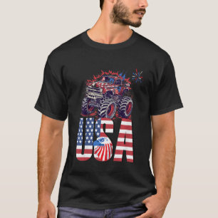 Kinder Kind Monster Truck Peuter Boys Amerikaanse T-shirt