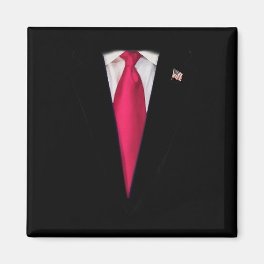 Kinder Kind Trump Halloween kostuum Magneet (Voorkant)