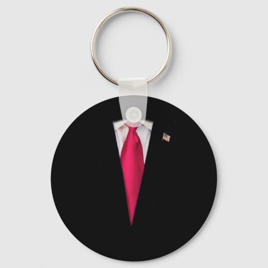 Kinder Kind Trump Halloween kostuum Sleutelhanger (Voorkant)