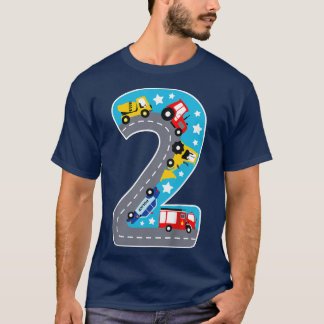 Kinder Kinder auto's T-shirt