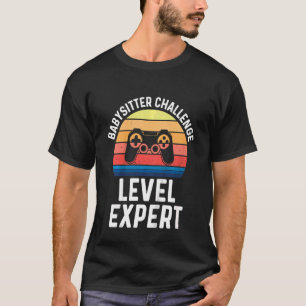 Kinder Kinder Babysitter Stuff Kinder Videogames N T-shirt