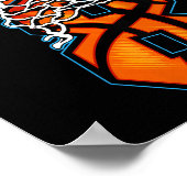 Kinder Kinder Bysketbyll Ik ben 8 Jongen Meisje 8s Poster (Hoek)