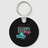 kinder Kinder computerschijf 90 s Cadeaubon Sleutelhanger (Voorkant)