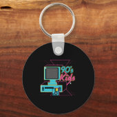 kinder  Kinder computerschijf 90 s Cadeaubon Sleutelhanger (Voorkant)