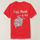 Kinder Kinder eicshunt is op maanpaashok T-shirt (Design voorkant)