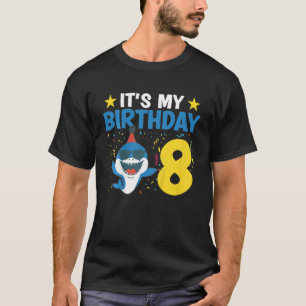 Kinder Kinder haaienhaaien Het is mijn verjaardag T-shirt