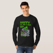 Kinder Kinder Happy Patrick T Rex Humor Peuter Jon T-shirt (Voorkant volledig)