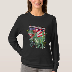 Kinder Kinder Happy Rawrth van juli Dinosaurus T R T-shirt