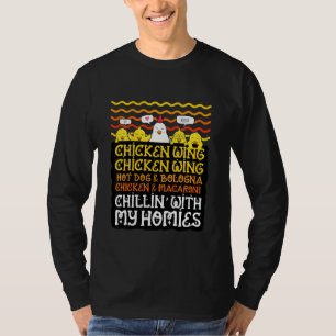 Kinder Kinder kippenvleugels Wing Hot Dog en Bo T-shirt
